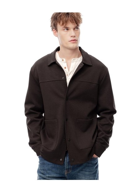 Chaqueta Overshirt Chocolate Hombre Chocolate