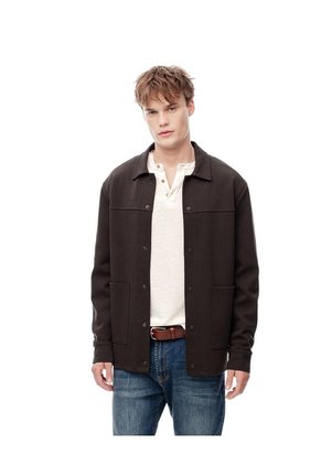 Chaqueta Overshirt Chocolate Hombre Chocolate