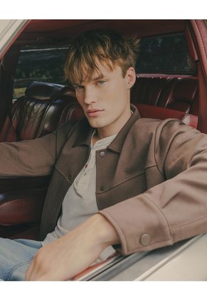 Chaqueta Overshirt Chocolate Hombre Chocolate