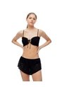 Short De Pijama Ojalillo Negro Mujer Negro de Gef
