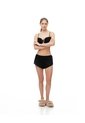 Short De Pijama Ojalillo Negro Mujer Negro de Gef