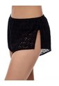 Short De Pijama Ojalillo Negro Mujer Negro de Gef