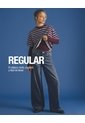 Jean Straight Tiro Medio índigo Mujer Azul Oscuro de Gef