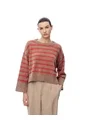Suéter Oversize Rayas Mujer Cafe de Gef