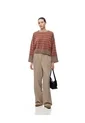 Suéter Oversize Rayas Mujer Cafe de Gef