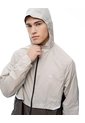 Chaqueta Regular Rompevientos Taupe Bloques Hombre Marron de Gef