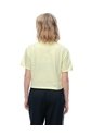 Camiseta Crop Regular Algodón Amarilla Mujer Amarillo de Gef