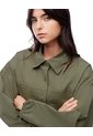 Chaqueta Regular Drill Verde Mujer Verde de Gef