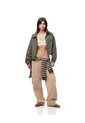 Chaqueta Regular Drill Verde Mujer Verde de Gef