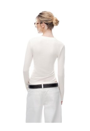 Camibuzo Slim Blanca Mujer Blanco