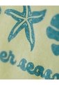 Camiseta Regular Algodón Amarilla Estamada Niña Amarillo de Gef