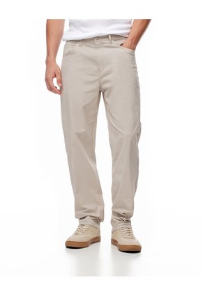 Pantalón Recto Liviano Habano Hombre Marron