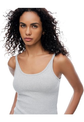 Camiseta Manga Sisa Slim Rib Algodón Gris Mujer Gris Gef