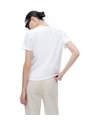 Camiseta Manga Corta Regular Blanca Mujer Blanco de Gef