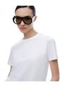 Camiseta Manga Corta Regular Blanca Mujer Blanco de Gef