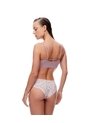 Panty Cachetero Invisible Estampado Mujer Rosa de Gef