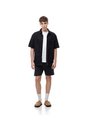Bermuda Denim Regular Negra Hombre Azul de Gef