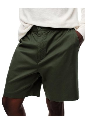 Bermuda Regular Agodón Verde Hombre Verde