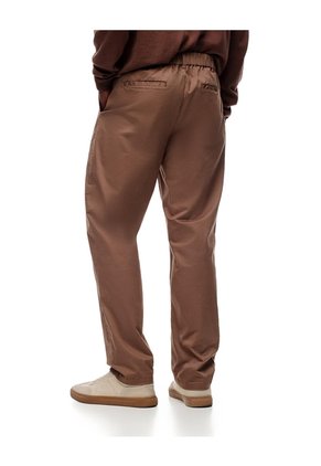 Pantalón Chino Algodón Café Hombre Cafe