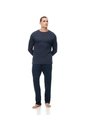 Pantalón De Pijama Algodón Azul Hombre Azul de Gef