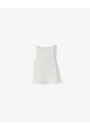 Camiseta Esqueleto Slim Blanca Mujer Blanco
