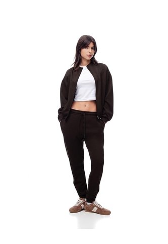 Jogger Tiro Medio Chocolate Mujer Chocolate Gef