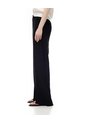 Pantalón Wide Leg Tiro Alto Negro Mujer Negro de Gef