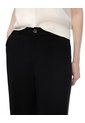 Pantalón Wide Leg Tiro Alto Negro Mujer Negro de Gef