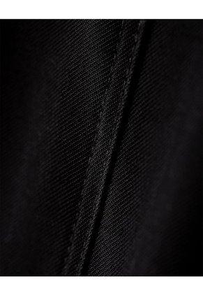 Pantalón Wide Leg Tiro Alto Negro Mujer Negro
