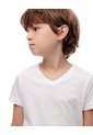 Camiseta Slim Algodón X2unds Blanca Niño Blanco de Gef