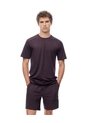 Camiseta Deportiva Control Humedad Morada Hombre Purpura de Gef