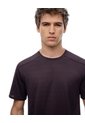 Camiseta Deportiva Control Humedad Morada Hombre Purpura de Gef