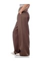 Pantalón Wide Leg Tiro Bajo Café Mujer Cafe de Gef