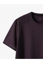 Camiseta Deportiva Control Humedad Morada Hombre Purpura de Gef