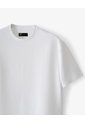Camiseta Manga Corta Oversize Algodón Blanca Hombre Blanco de Gef