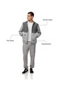 Chaqueta Rompevientos Gris Hombre Gris de Gef