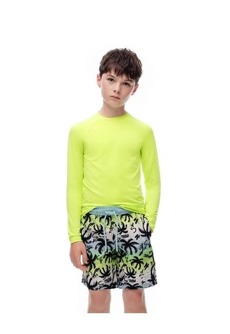 Pantaloneta De Baño Estampada Niño Azul Gef