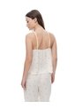 Camisa Relaxed Tiras Blanca Estampado Mujer Blanco de Gef