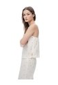 Camisa Relaxed Tiras Blanca Estampado Mujer Blanco de Gef