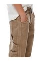 Pantalón Regular Drill Denim Habano Niño Azul de Gef