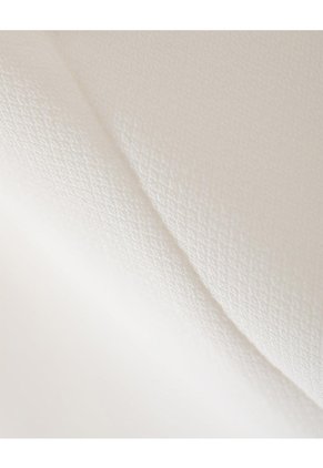 Chaleco Tipo Sastre Cruzado Blanco Mujer Blanco