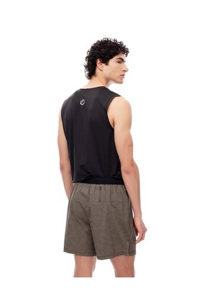 Pantaloneta Deportiva Malla Interna Café Hombre Cafe