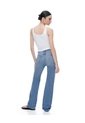 Jean Regular Tiro Alto índigo Medio Mujer Azul Oscuro de Gef