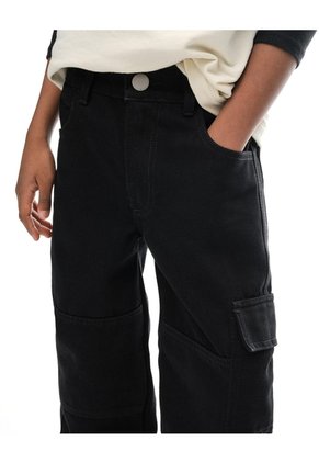 Jean Regular Denim Negro Niño Azul