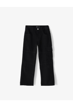 Jean Regular Denim Negro Niño Azul
