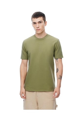 Camiseta Regular Manga Corta Verde Hombre Verde Gef