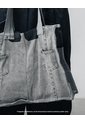 Tote Bag Denim Maxi Remanufacturado Gef X Alejandro Crocker Mujer de Gef