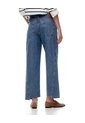 Jean Wide Leg Tiro Medio índigo Medio Mujer Azul de Gef