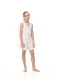 Blusa + Short De Pijama Estampada Niña Blanco de Gef