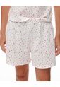 Blusa + Short De Pijama Estampada Niña Blanco de Gef